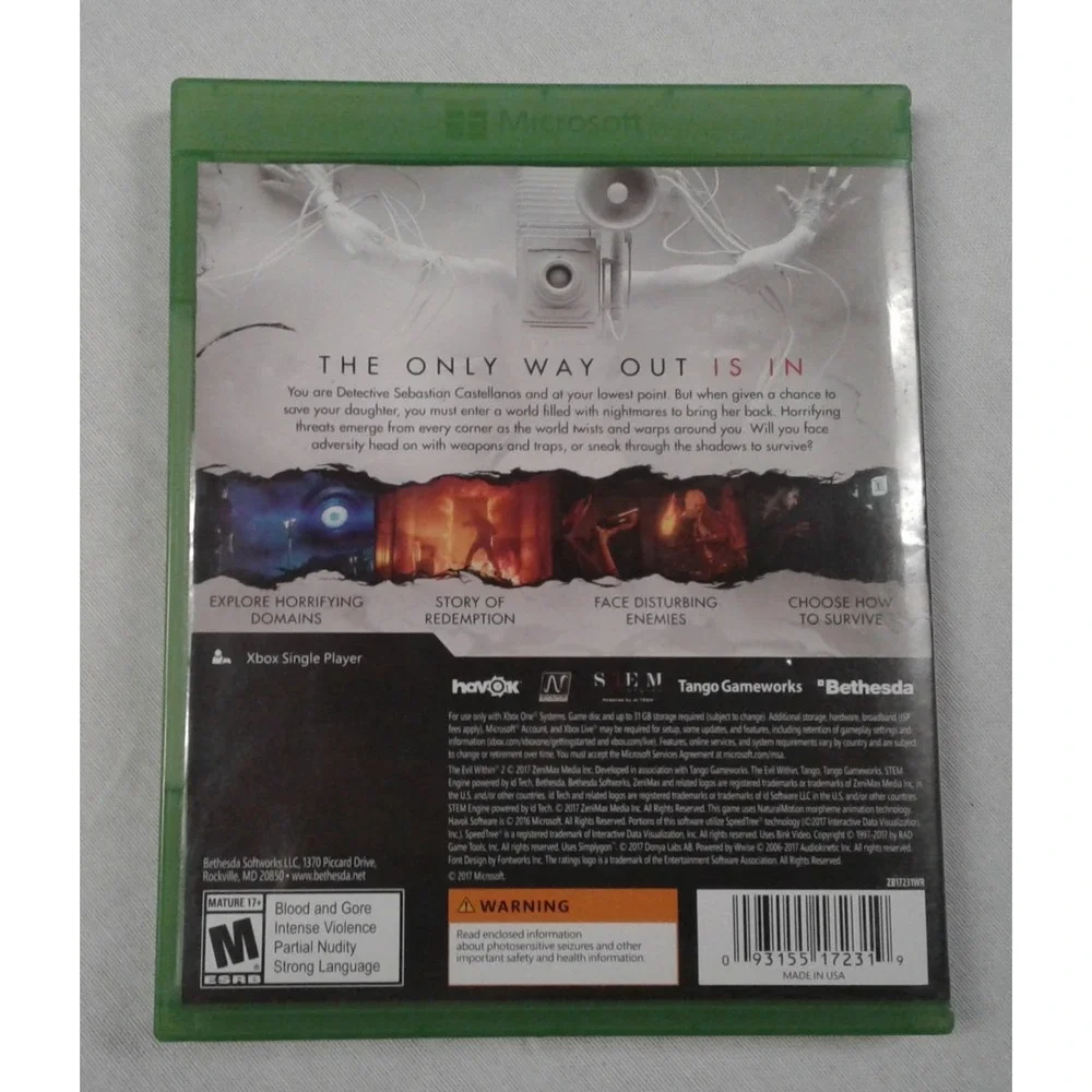 The Evil Within 2 - Microsoft Xbox One Video Game